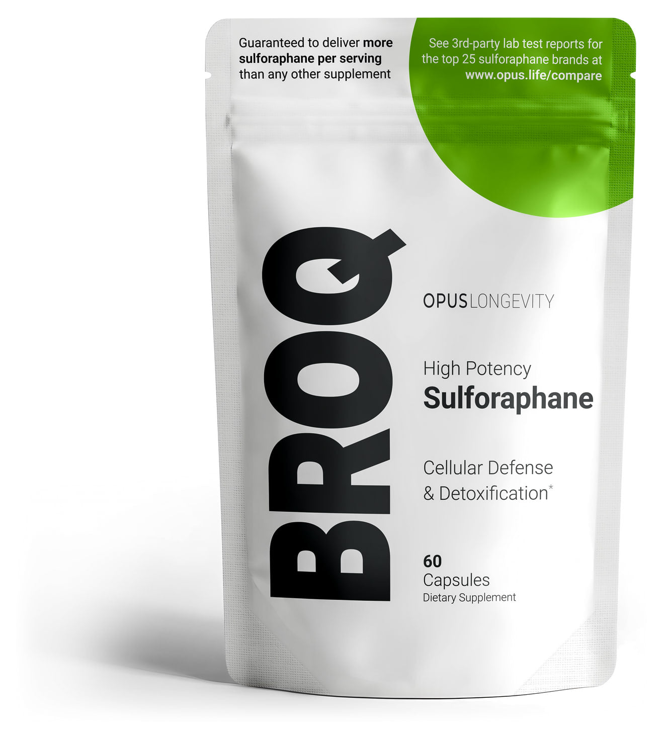 BROQ. 60 capsules, a 30-day supply at two capsules a day.